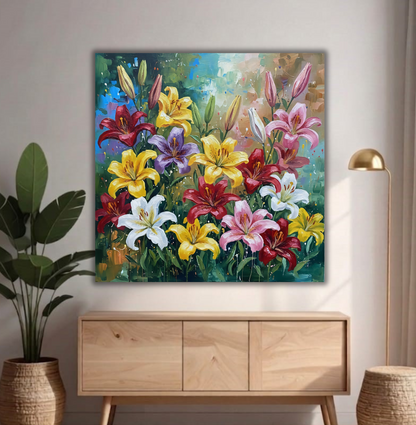 Vibrant Lily Bloom Impression