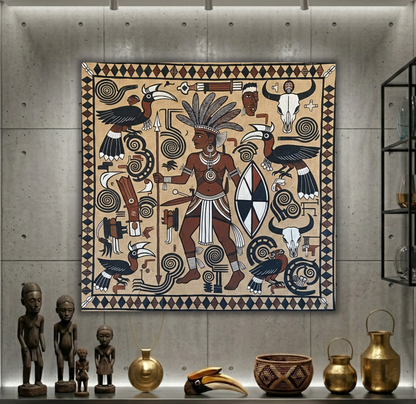 Tribal Guardian Heritage Canvas