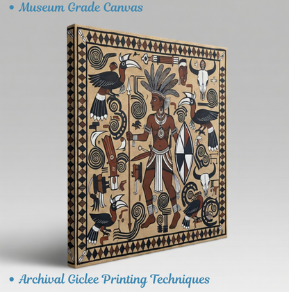 Tribal Guardian Heritage Canvas