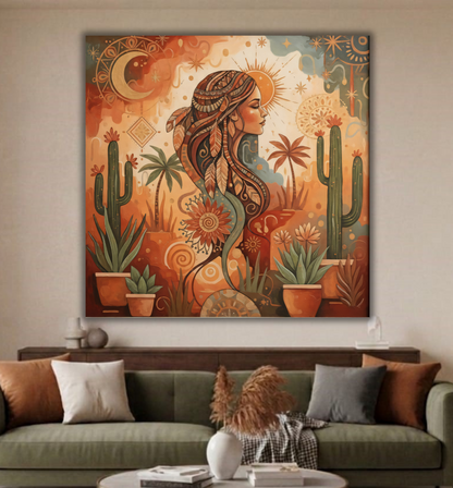 Desert Spirit Bohemian Portrait