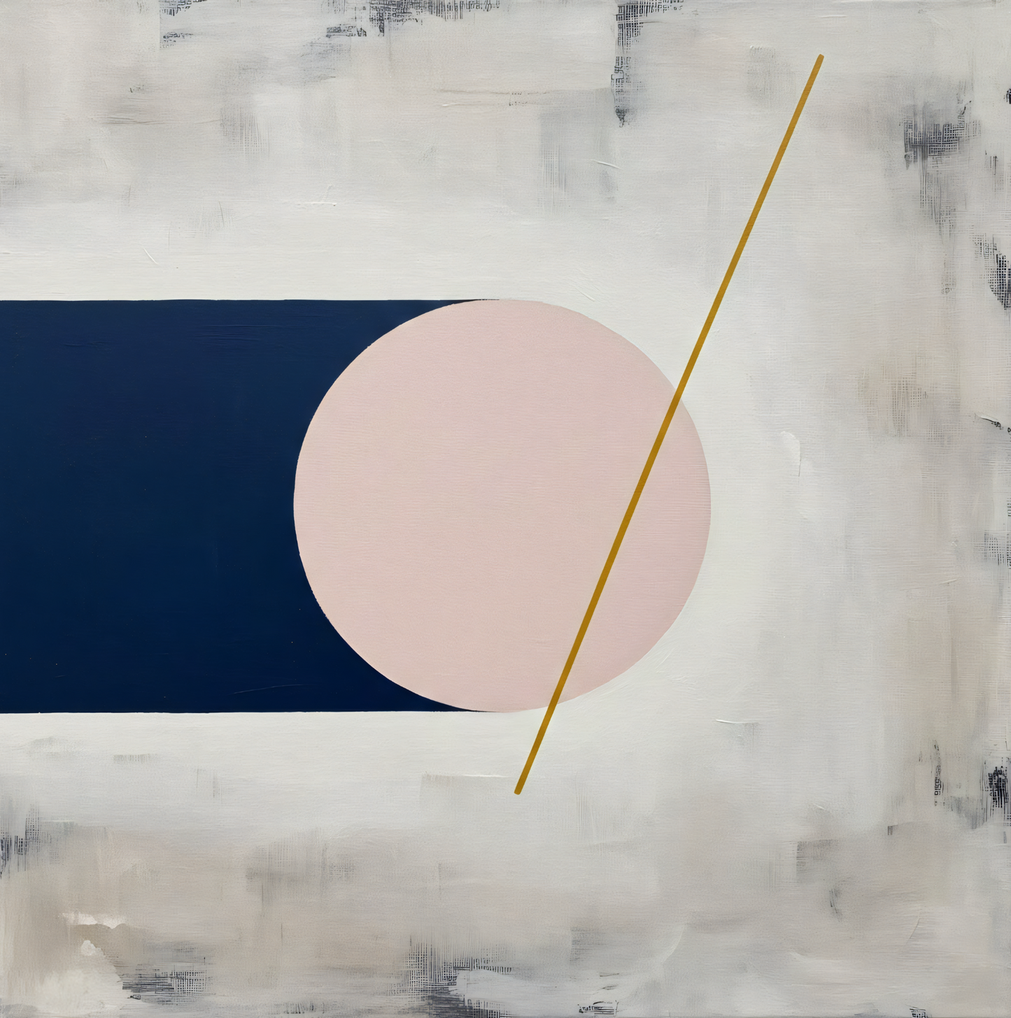 Linear Harmony: Minimalist Geometric Canvas Art