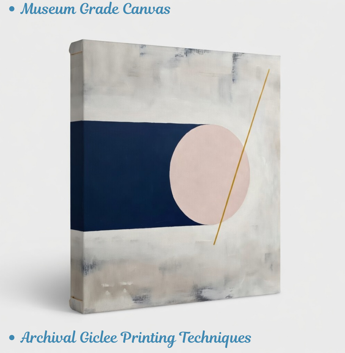 Linear Harmony: Minimalist Geometric Canvas Art