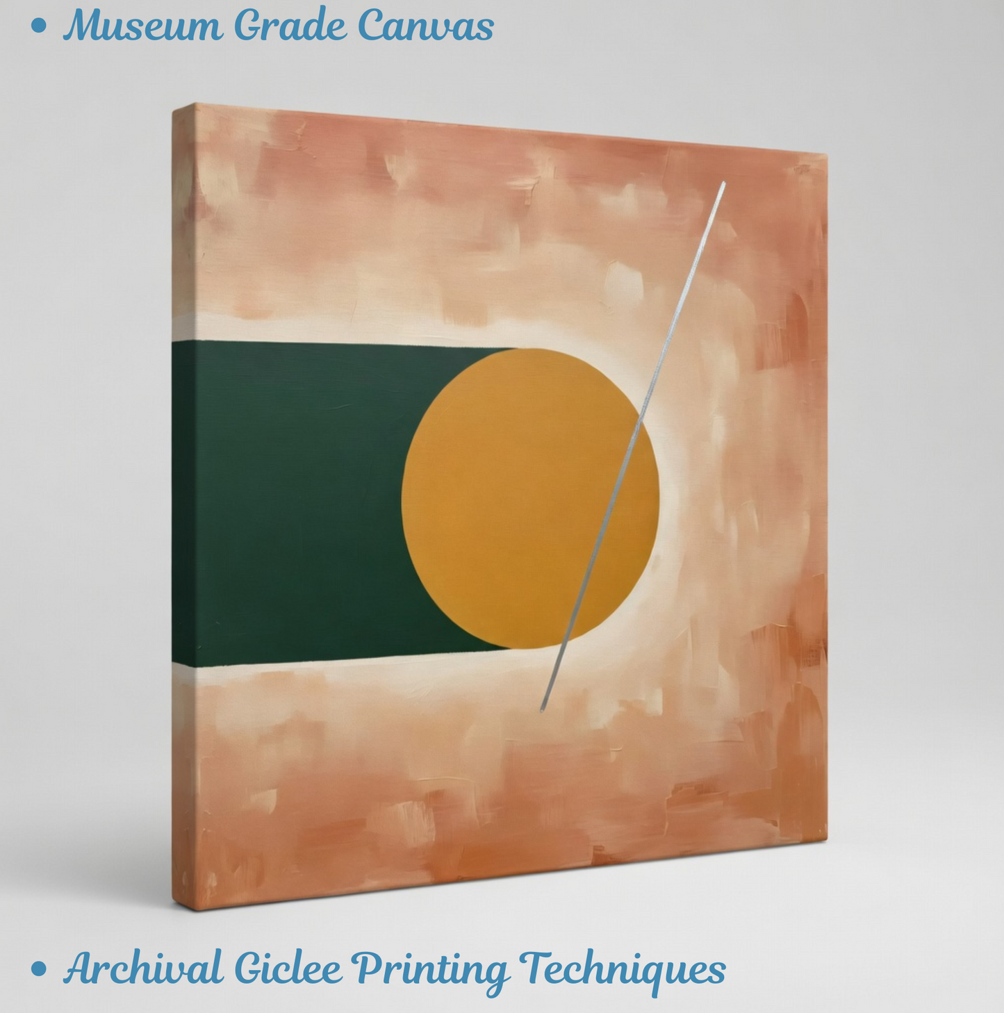 Linear Harmony: Minimalist Geometric Canvas Art