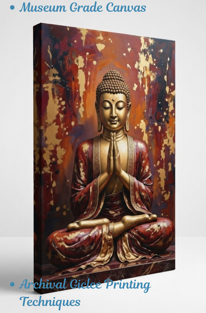 Golden Zen Buddha