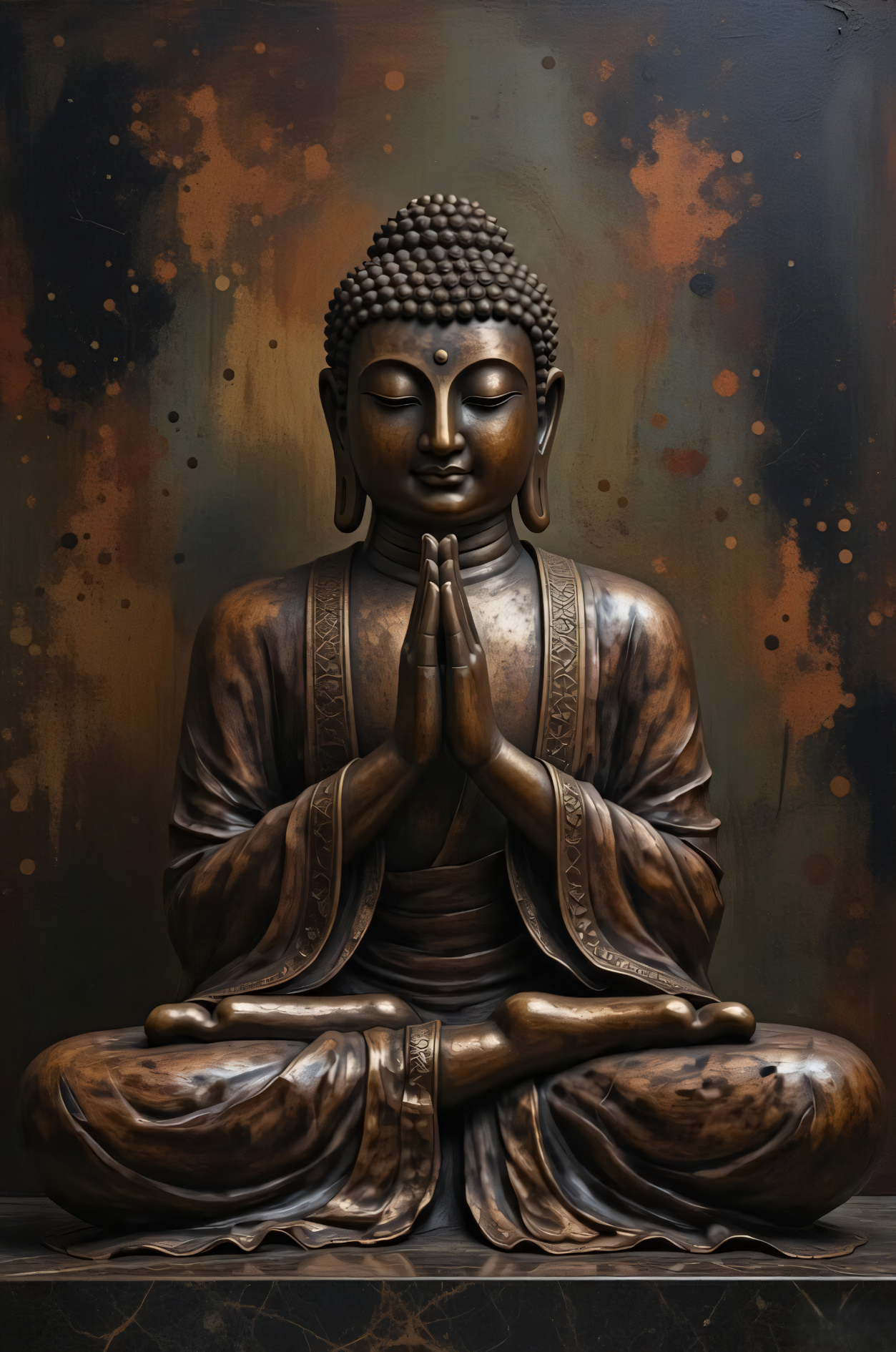 Bronze Serenity Buddha