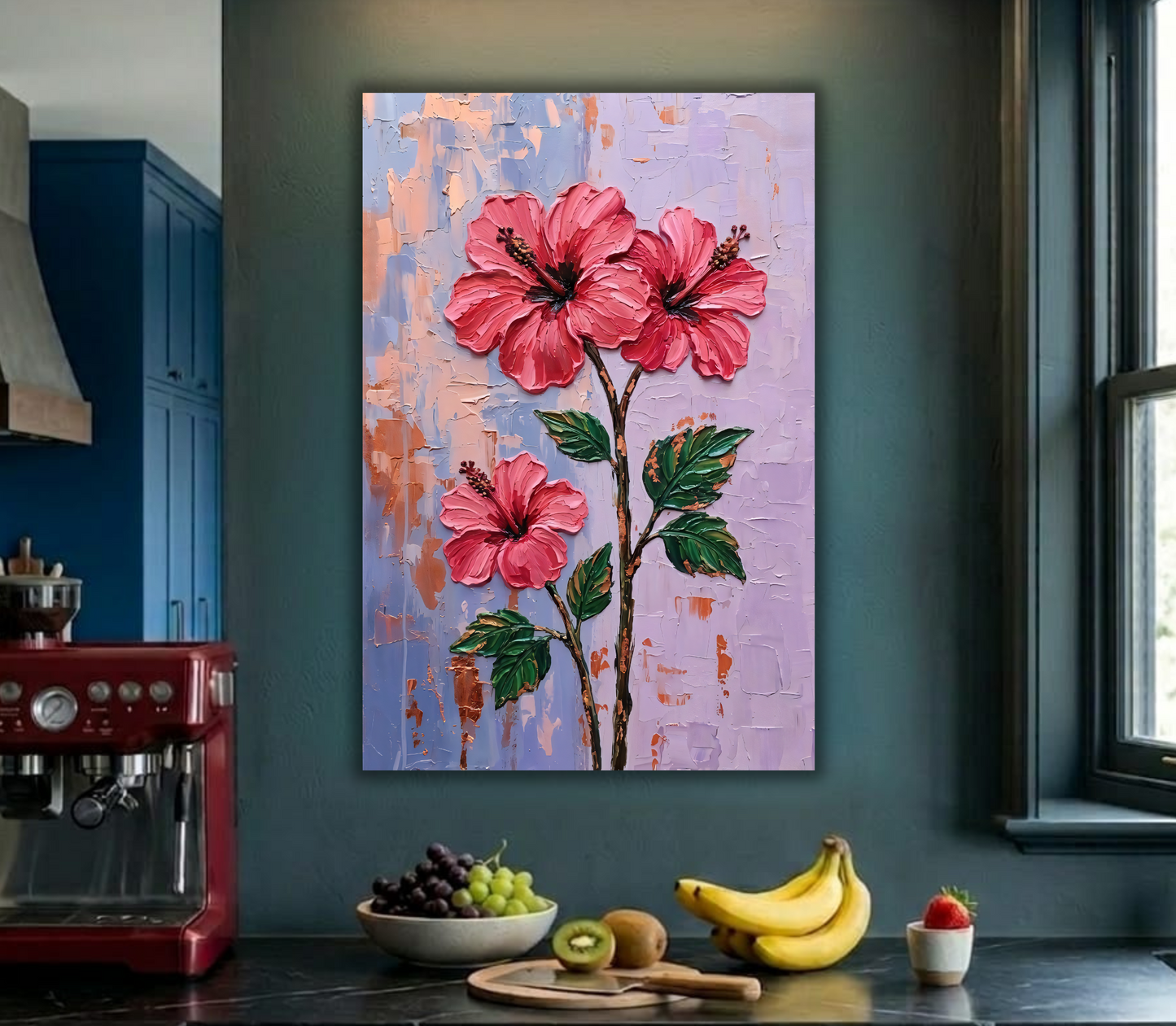 Blushing Hibiscus Bloom