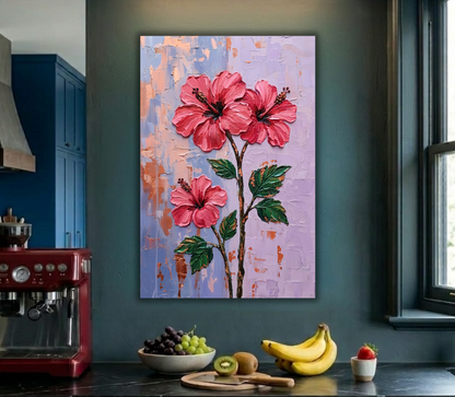 Blushing Hibiscus Bloom