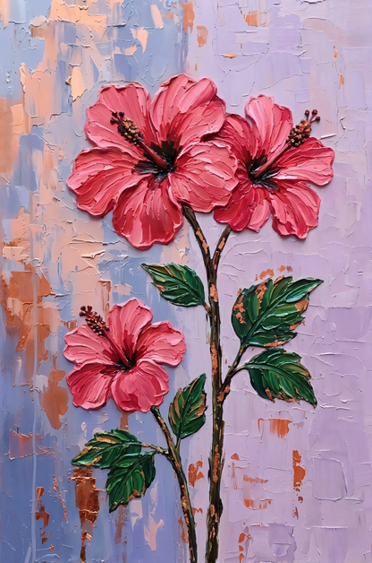 Blushing Hibiscus Bloom