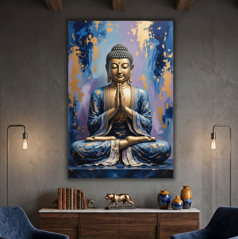 Cerulean Zen Buddha