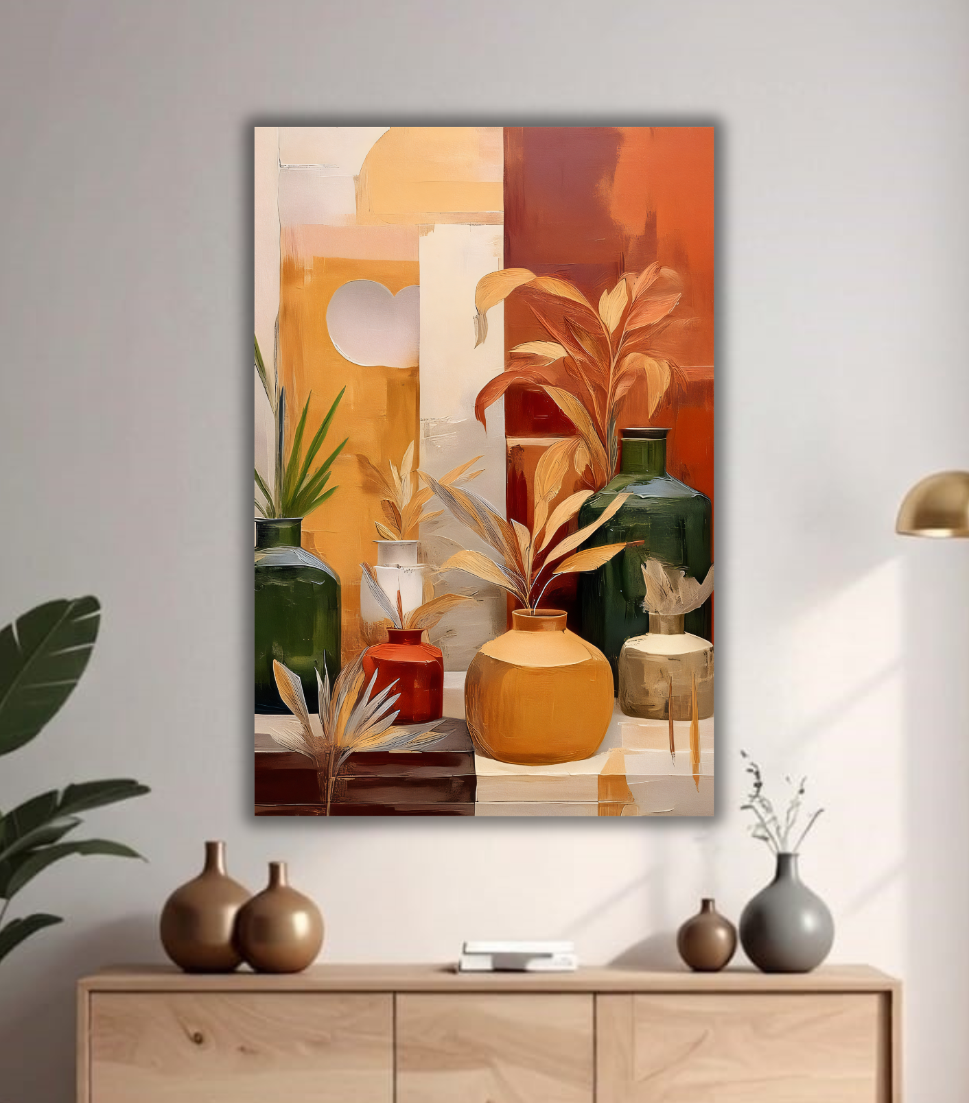 Earthbound Still Life - Abstract Botanical Art