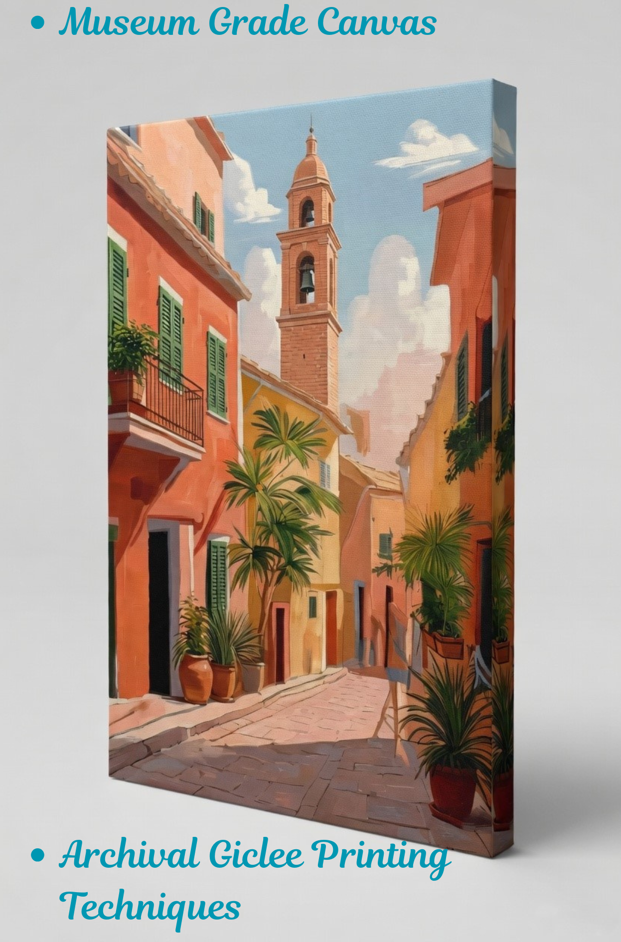 European Bell Tower - Coastal Village Art