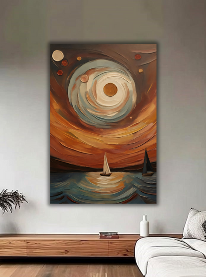 Sailor's Horizon - Modern Abstract Canvas