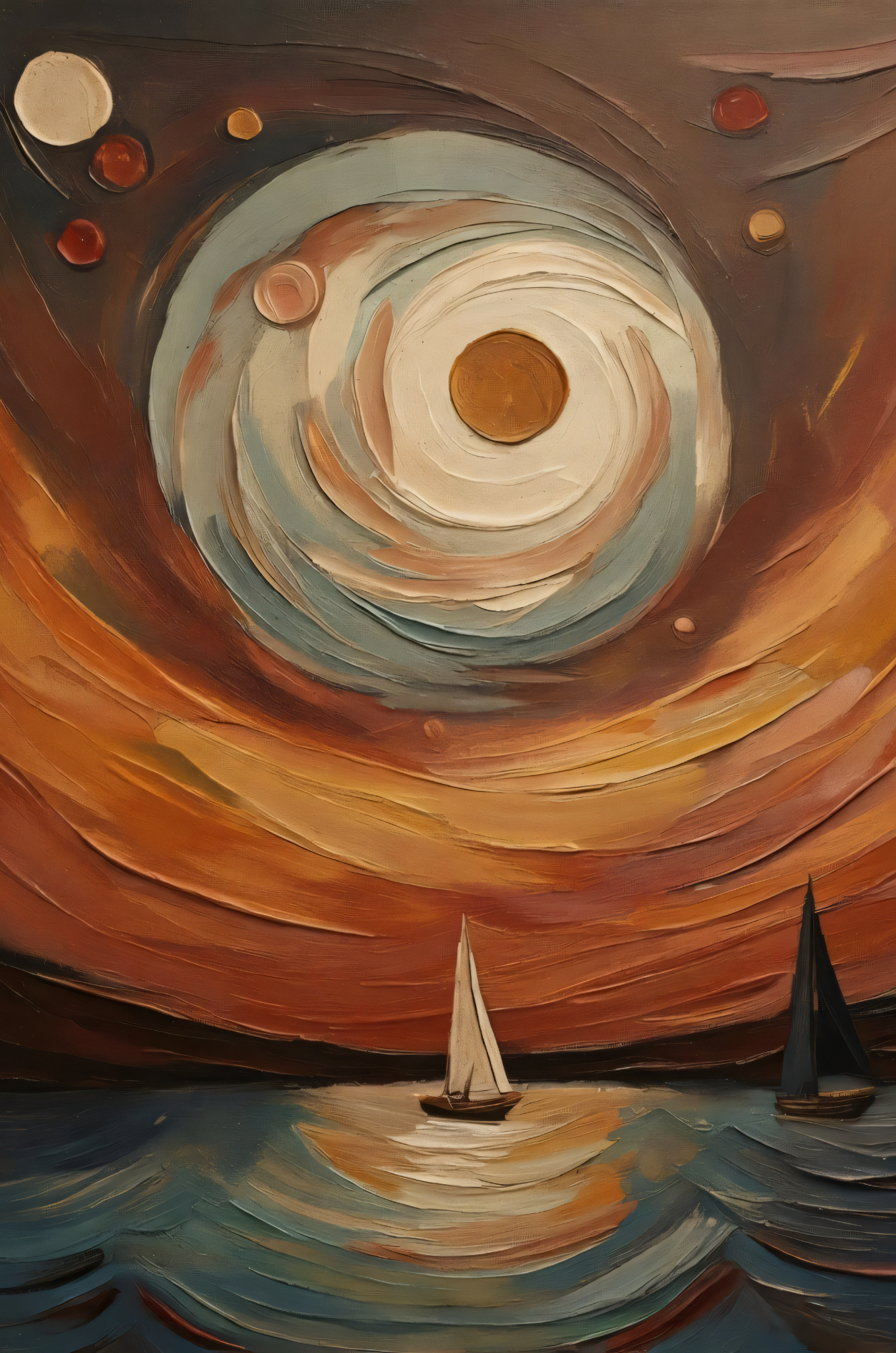 Sailor's Horizon - Modern Abstract Canvas
