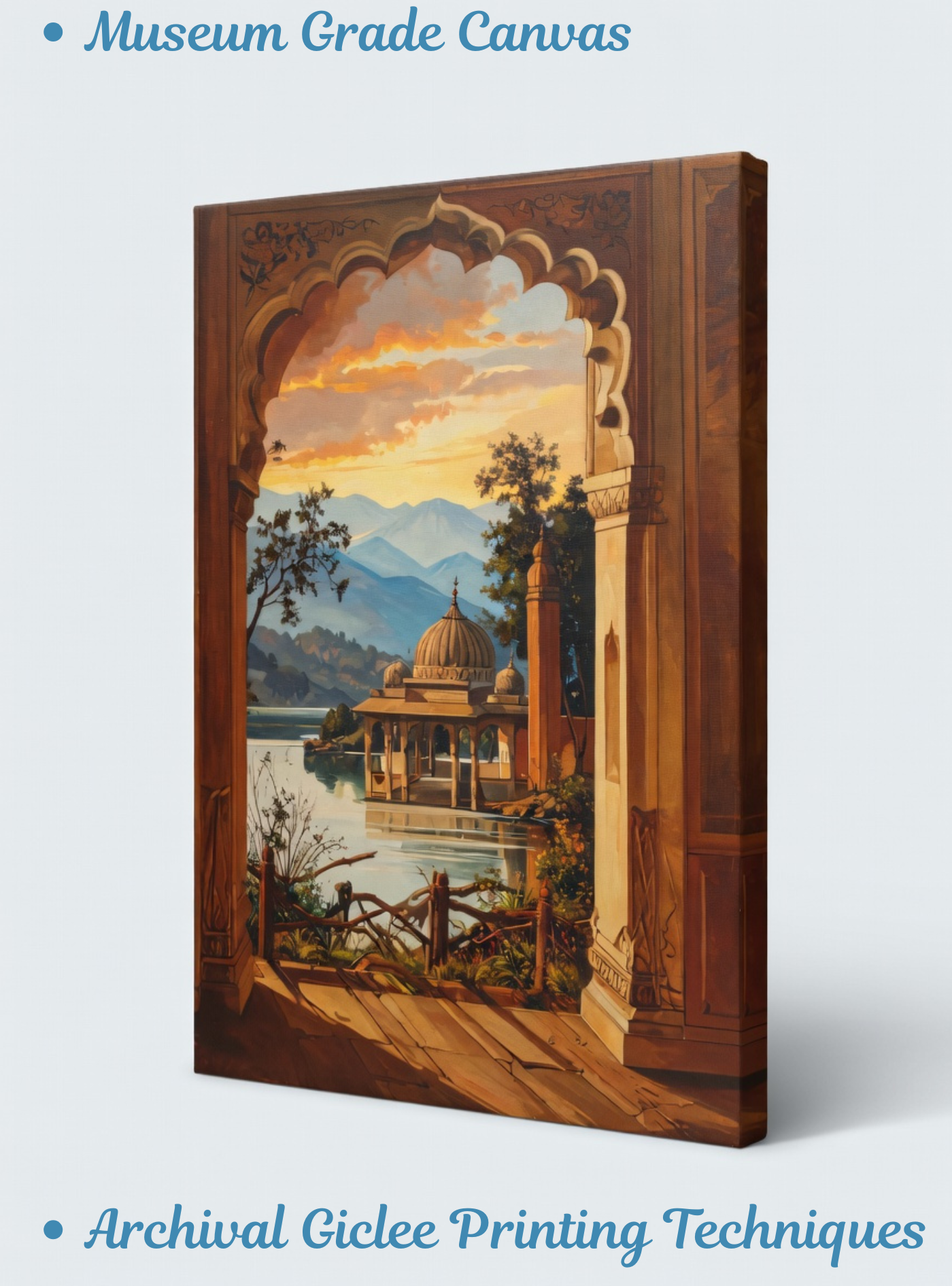 Imperial Sunset: Archway to the Palace Lake