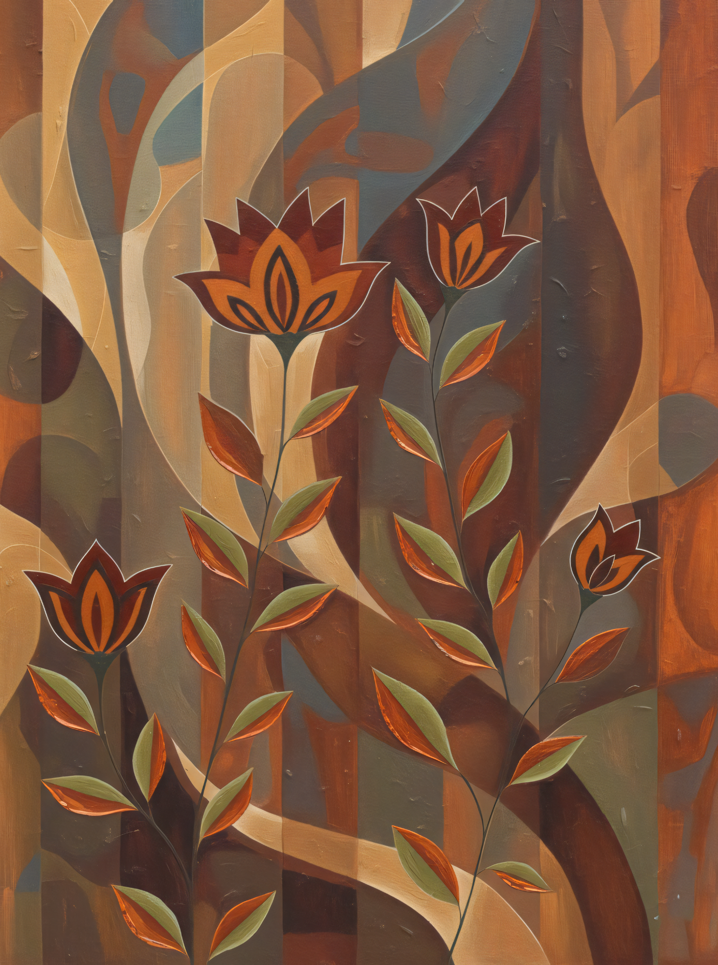 Botanical Symmetry: A Tale of Two Palettes