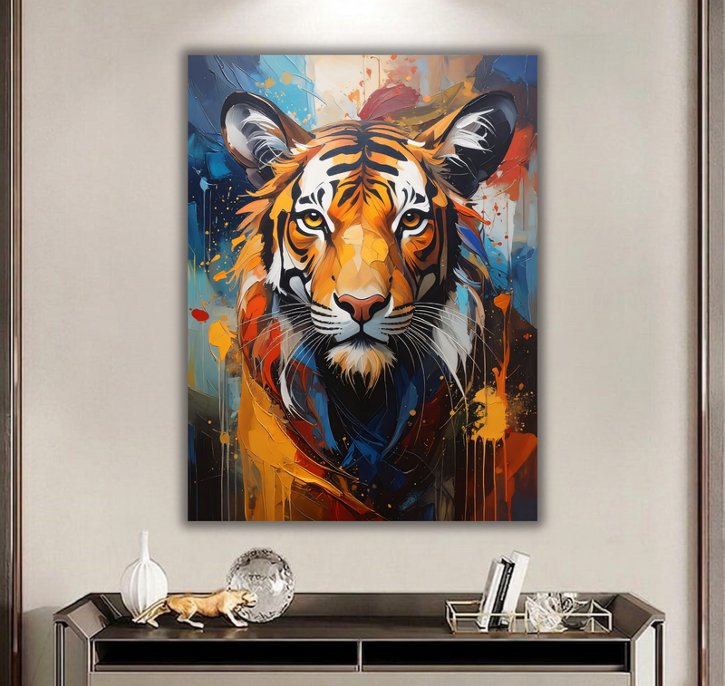 Abstract Tiger Majesty