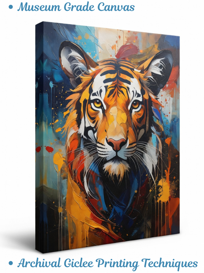 Abstract Tiger Majesty